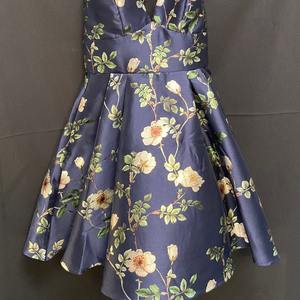 Flower Cocktail Dress Size 1/2